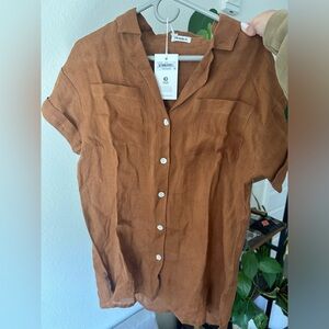 Vitamin A button down shirt